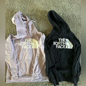 Women’s The North Face Pullover Hoodie Bundle - Black & Light Lavender